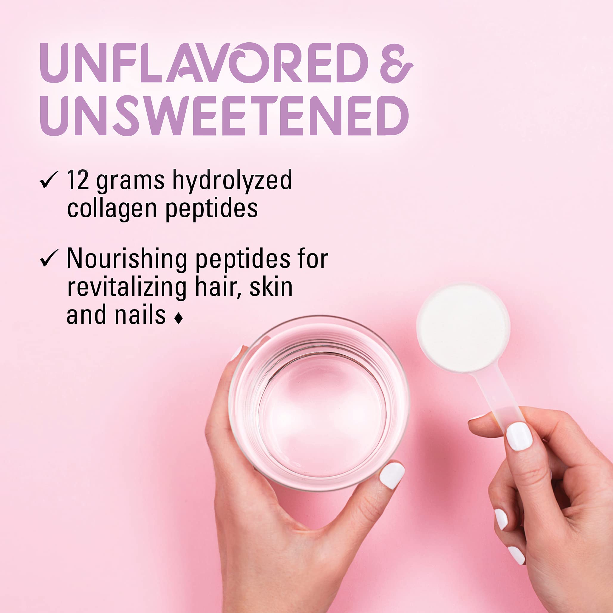 BlueBonnet Collagen Peptides 390g side view