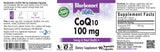 BlueBonnet CoQ10 100mg capsules with label details