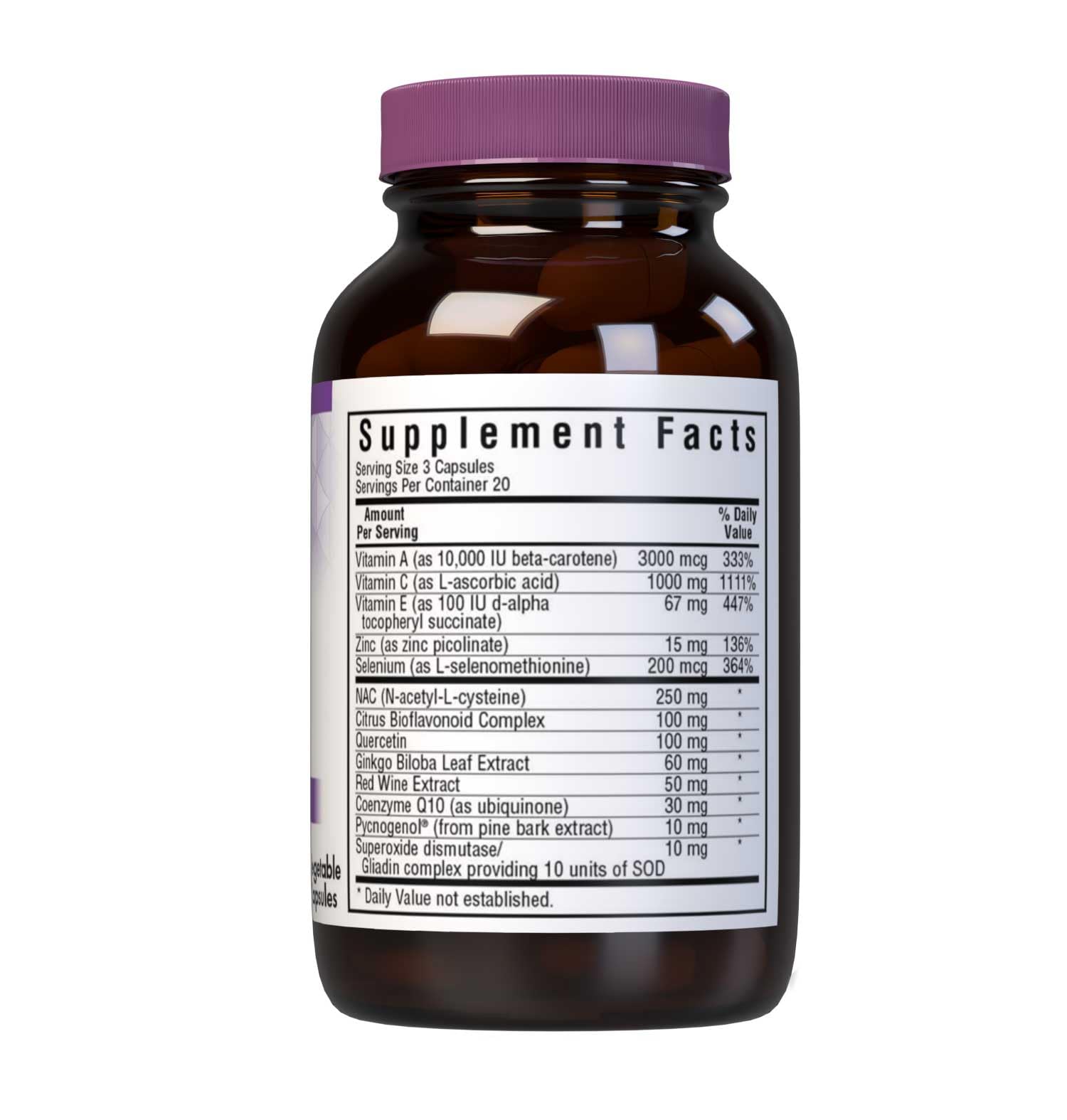 BlueBonnet CoQ10 Antioxidant Supplement 181g side view with label