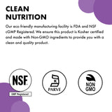 BlueBonnet Creatine Monohydrate Powder 358g mixed in a glass