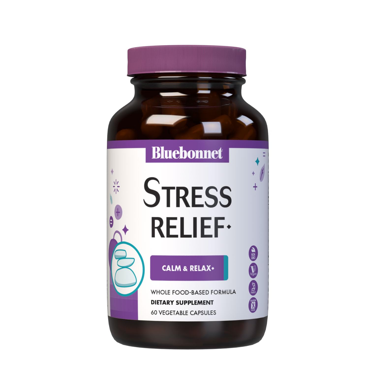 BlueBonnet daily wellness Vegetable Capsules front view