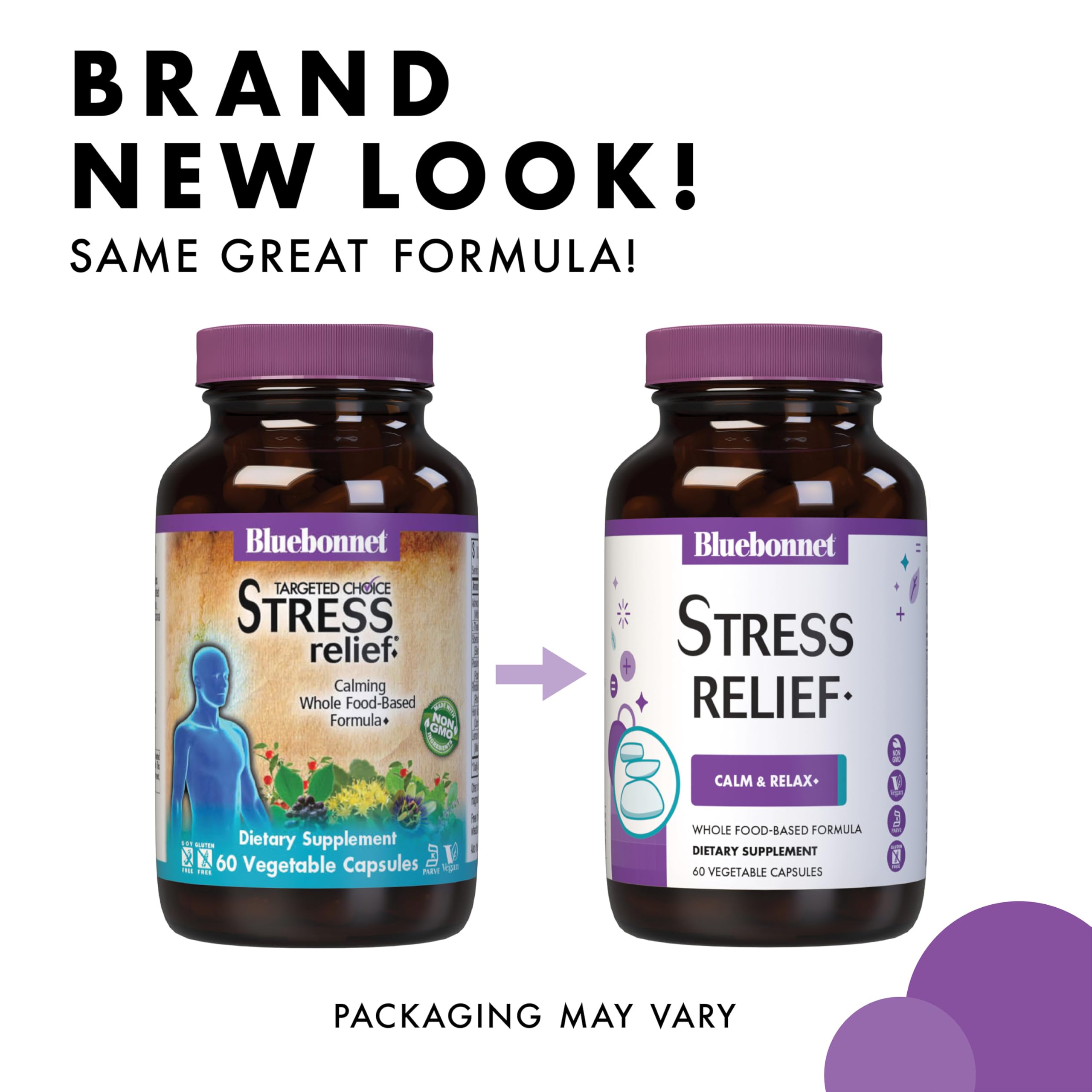 BlueBonnet daily wellness Vegetable Capsules packaging with ingredients