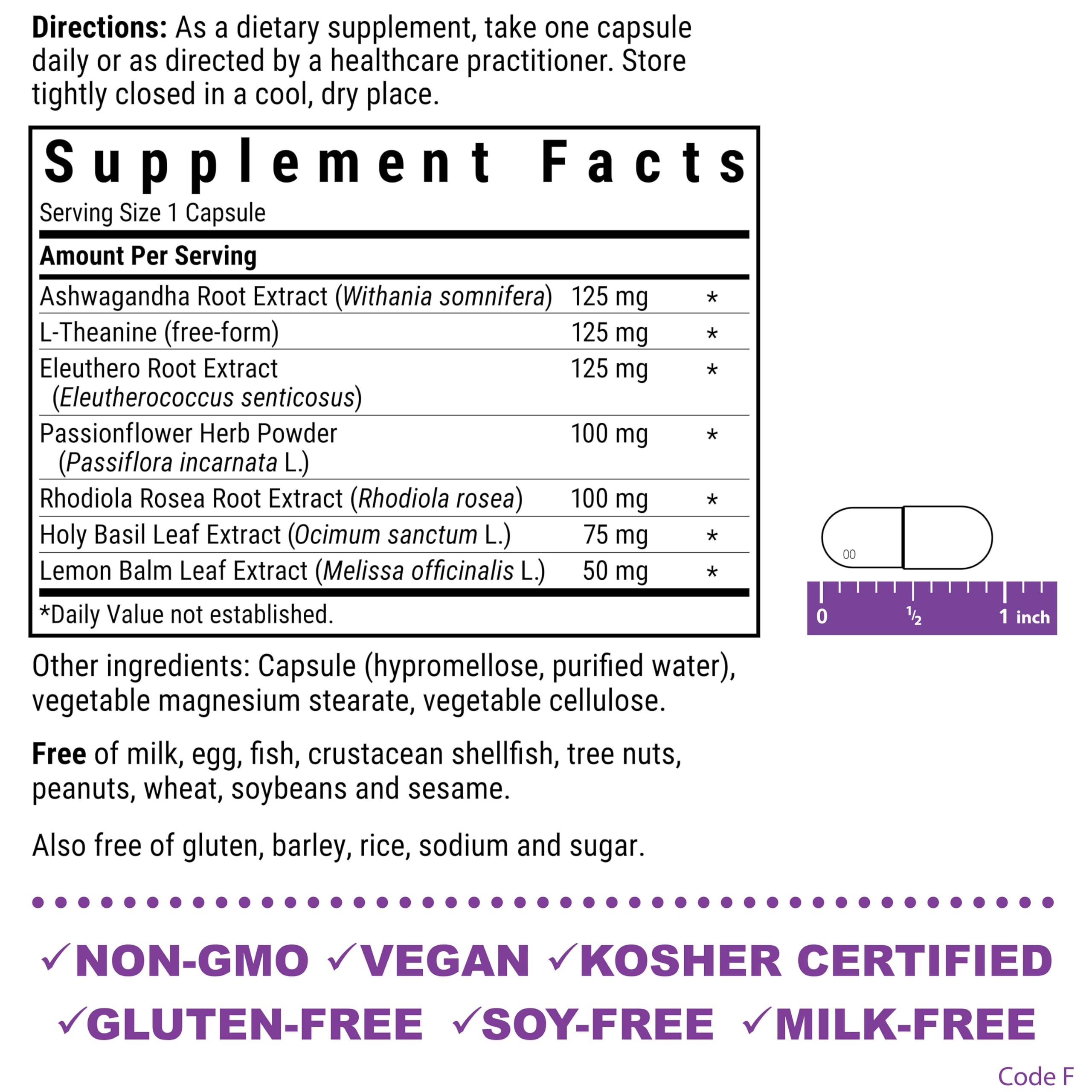 BlueBonnet daily wellness Vegetable Capsules side view