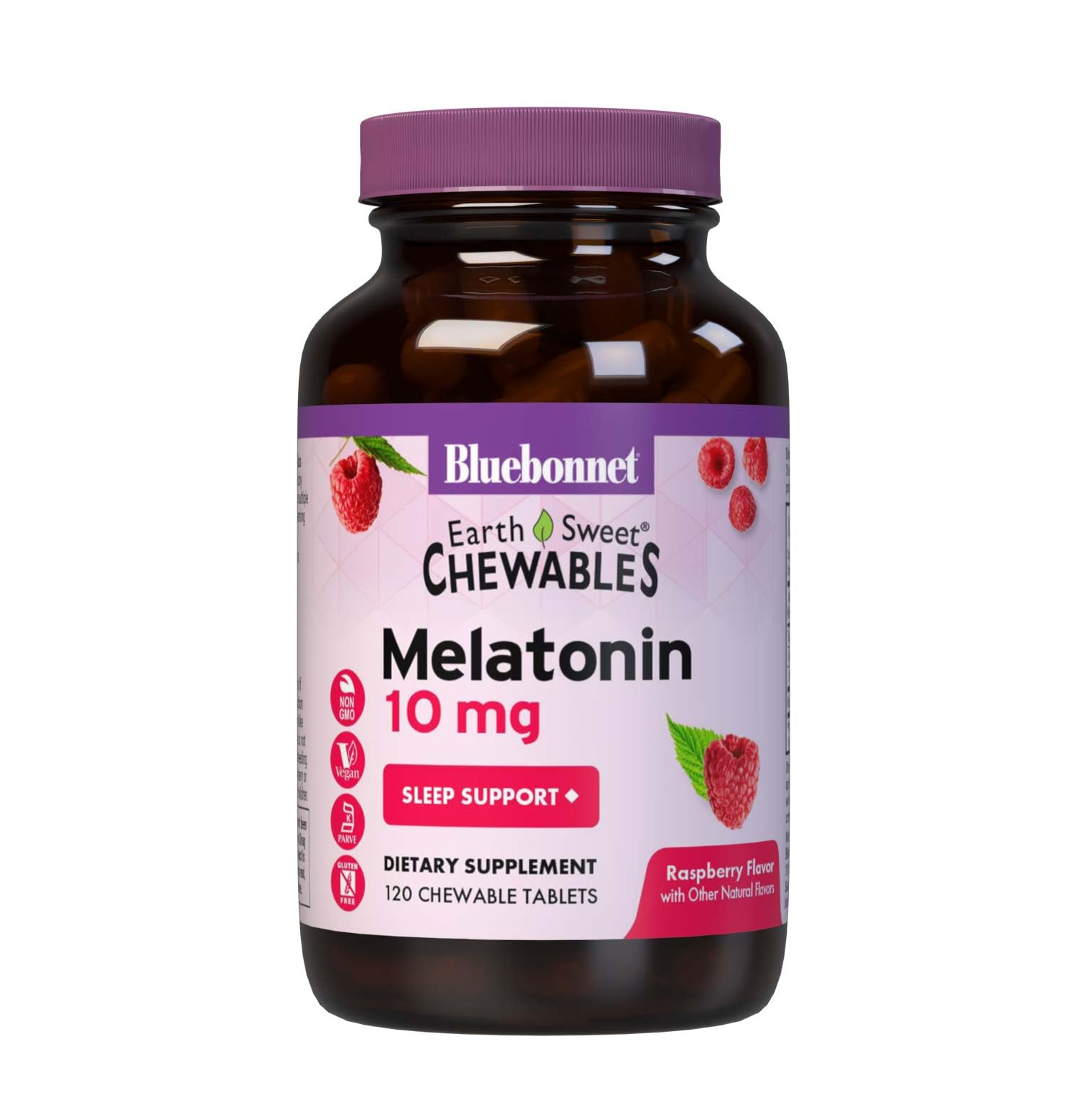 BlueBonnet EarthSweet Chewables Melatonin 10mg front view