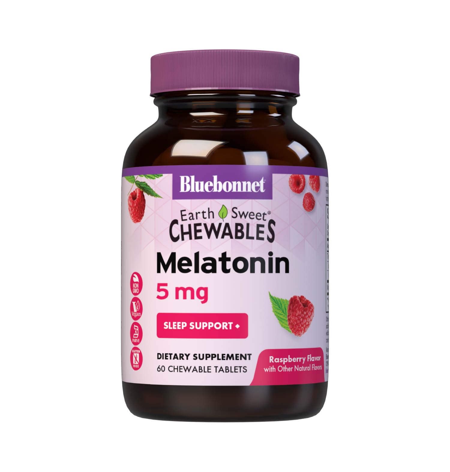 BlueBonnet EarthSweet Chewables Melatonin 5 mg front view