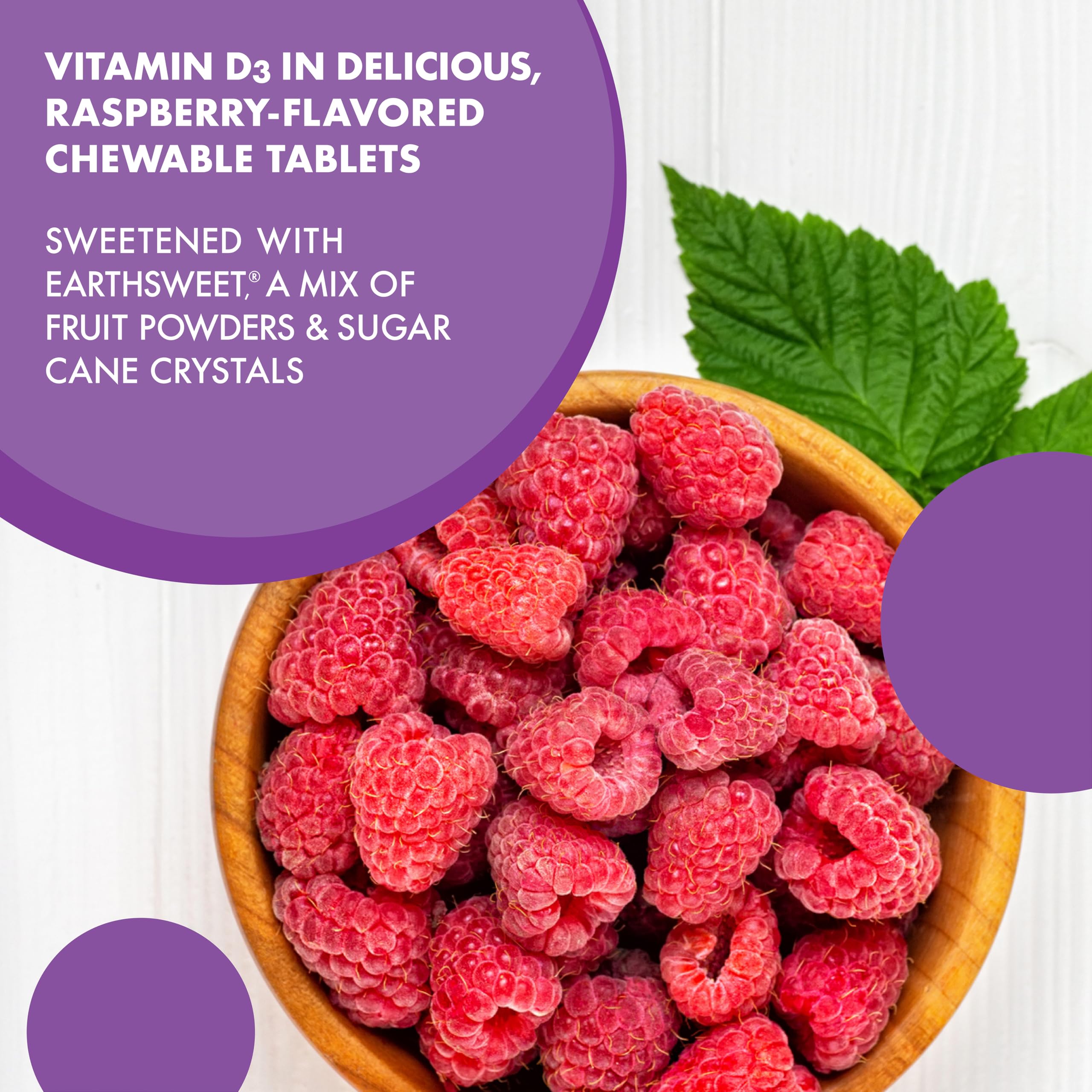 BlueBonnet EarthSweet Chewables Vitamin D3 400 IU chewable tablet