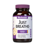 BlueBonnet Just Breathe Vegetable Capsules front view with packaging