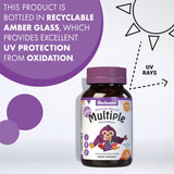BlueBonnet Kids Multivitamin tablets with a measuring spoon
