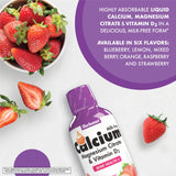 BlueBonnet Liquid Calcium Citrate 16 fl oz side view