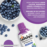 BlueBonnet Liquid Calcium Magnesium Citrate Plus Vitamin D3 packaging and label