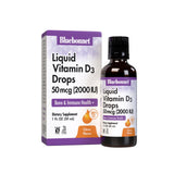 BlueBonnet Liquid Vitamin D3 Drops 2000 IU front view