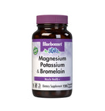 BlueBonnet Magnesium Potassium & Bromelain Vegetable Capsules front view