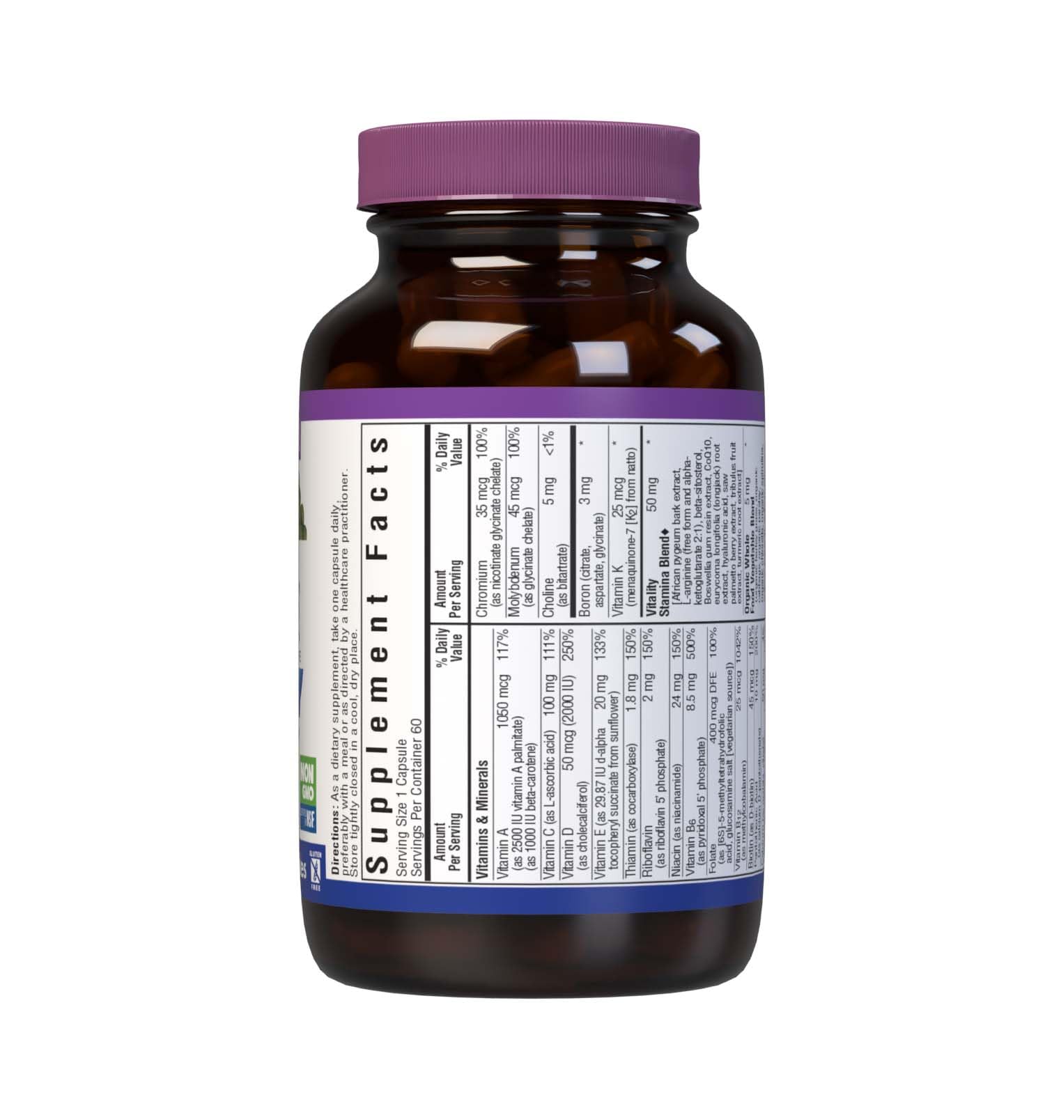 BlueBonnet Mens' ONE 40+ Multivitamin bottle with label