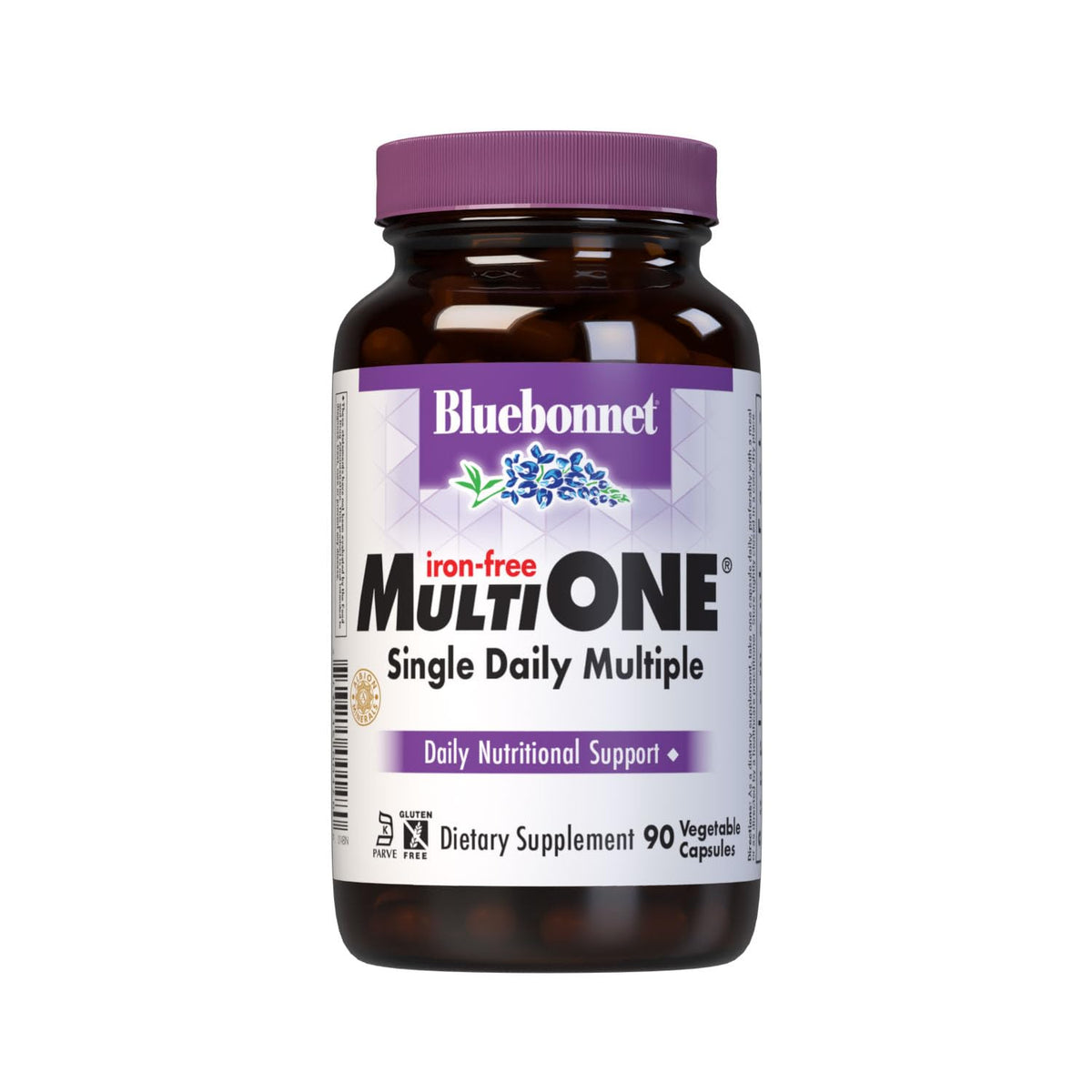 BlueBonnet Multi One Daily Multivitamin 90 Vegetable Capsules front view