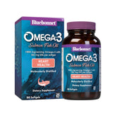 BlueBonnet Omega-3 Fish Oil 1000 mg softgel bottle front view