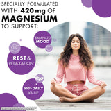 BlueBonnet Simply Calm Magnesium Powder 16 oz in a kitchen setting