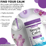 BlueBonnet Simply Calm Magnesium Powder 16 oz with a scoop