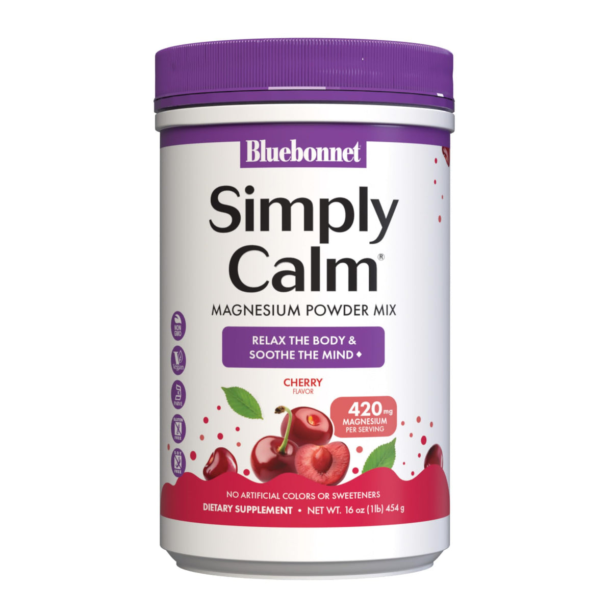 BlueBonnet Simply Calm Powder 1 lb front view