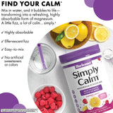 BlueBonnet Simply Calm Powder 16 oz Raspberry Lemon flavour ingredients list