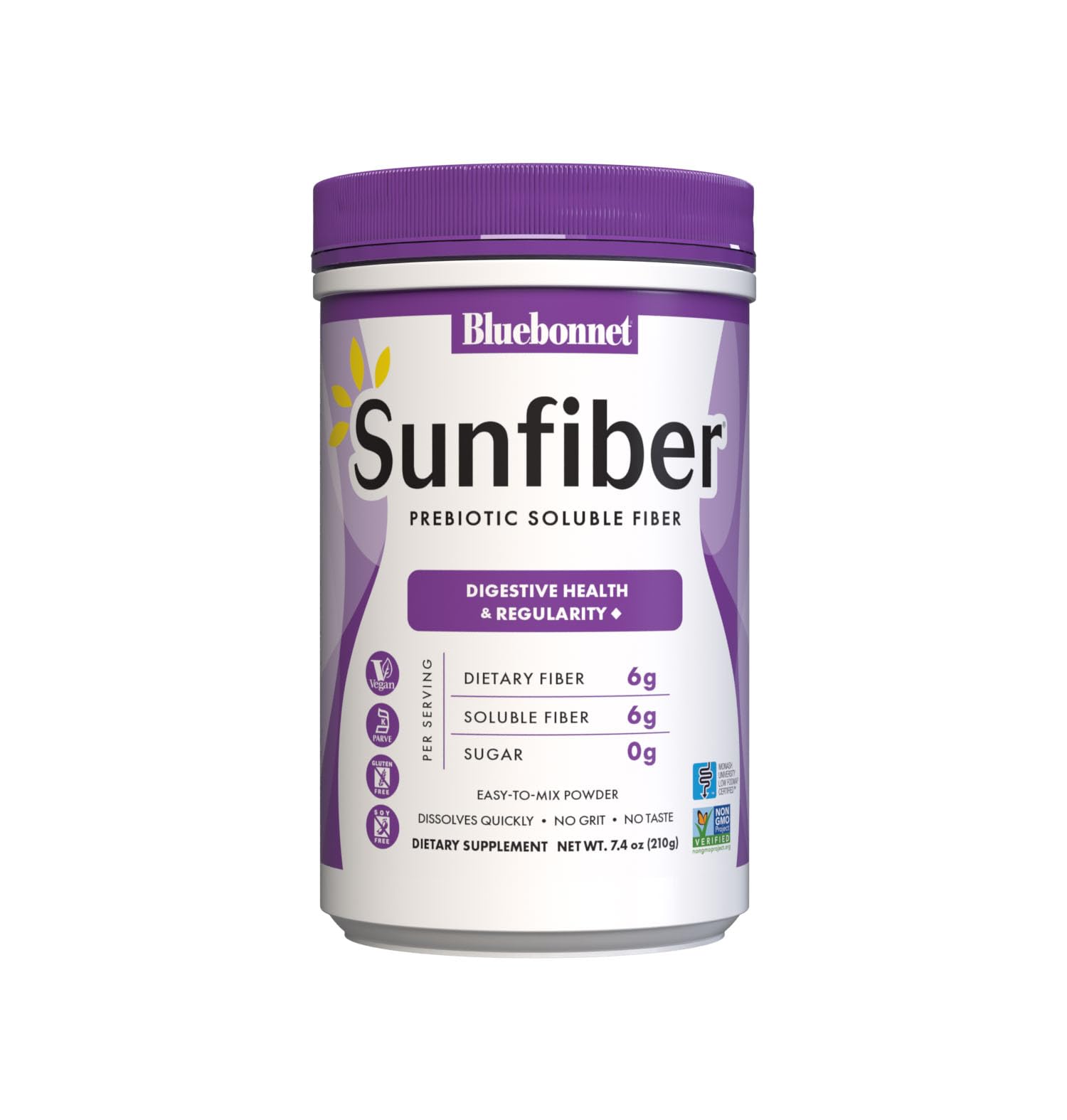 BlueBonnet Sunfiber Powder 299g front view packaging