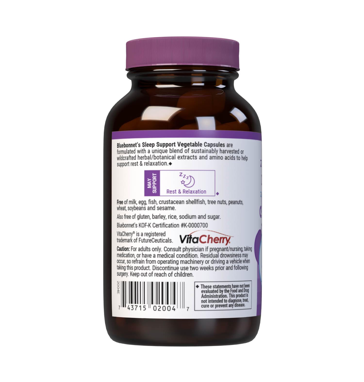 BlueBonnet Vegetable Capsules ingredients list