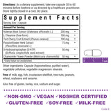 BlueBonnet Vegetable Capsules with label details