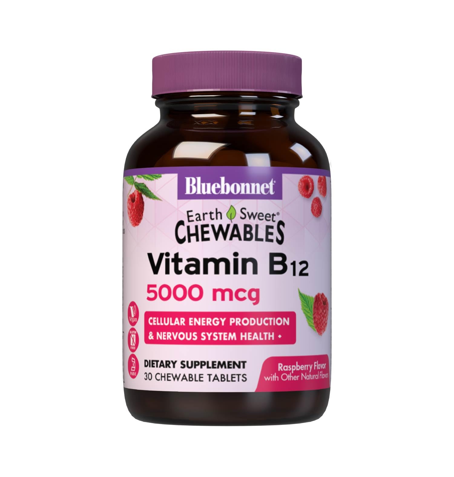BlueBonnet Vitamin B12 Chewable Tablets 5000 mcg packaging front view