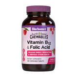 BlueBonnet Vitamin B12 & Folic Acid Chewables front view packaging