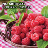 BlueBonnet Vitamin B12 Liquid Drops 5000 mcg with fresh raspberries