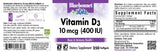 BlueBonnet Vitamin D3 400 IU Softgels packaging side view