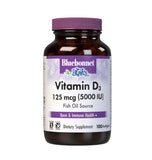 BlueBonnet Vitamin D3 Softgels 5000 IU front view