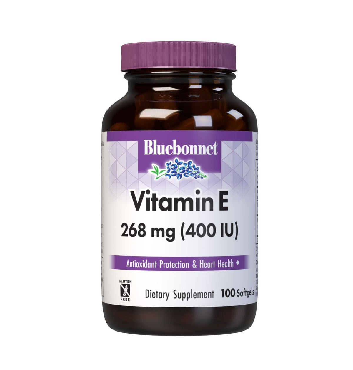 BlueBonnet Vitamin E 400 IU Softgels front view