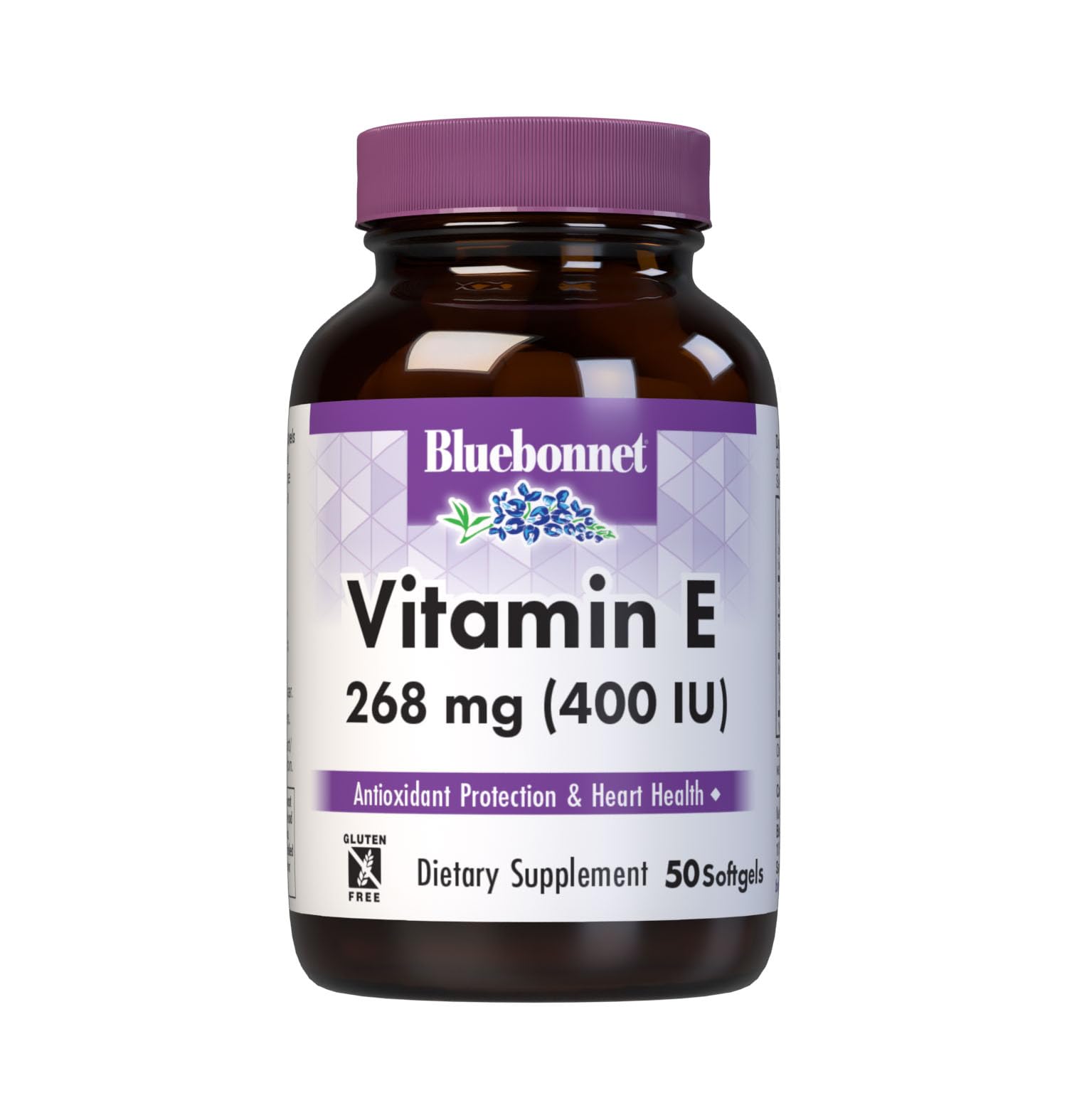 BlueBonnet Vitamin E Softgels 400 IU front view