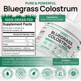 Bluegrass Colostrum 120g side view showing label