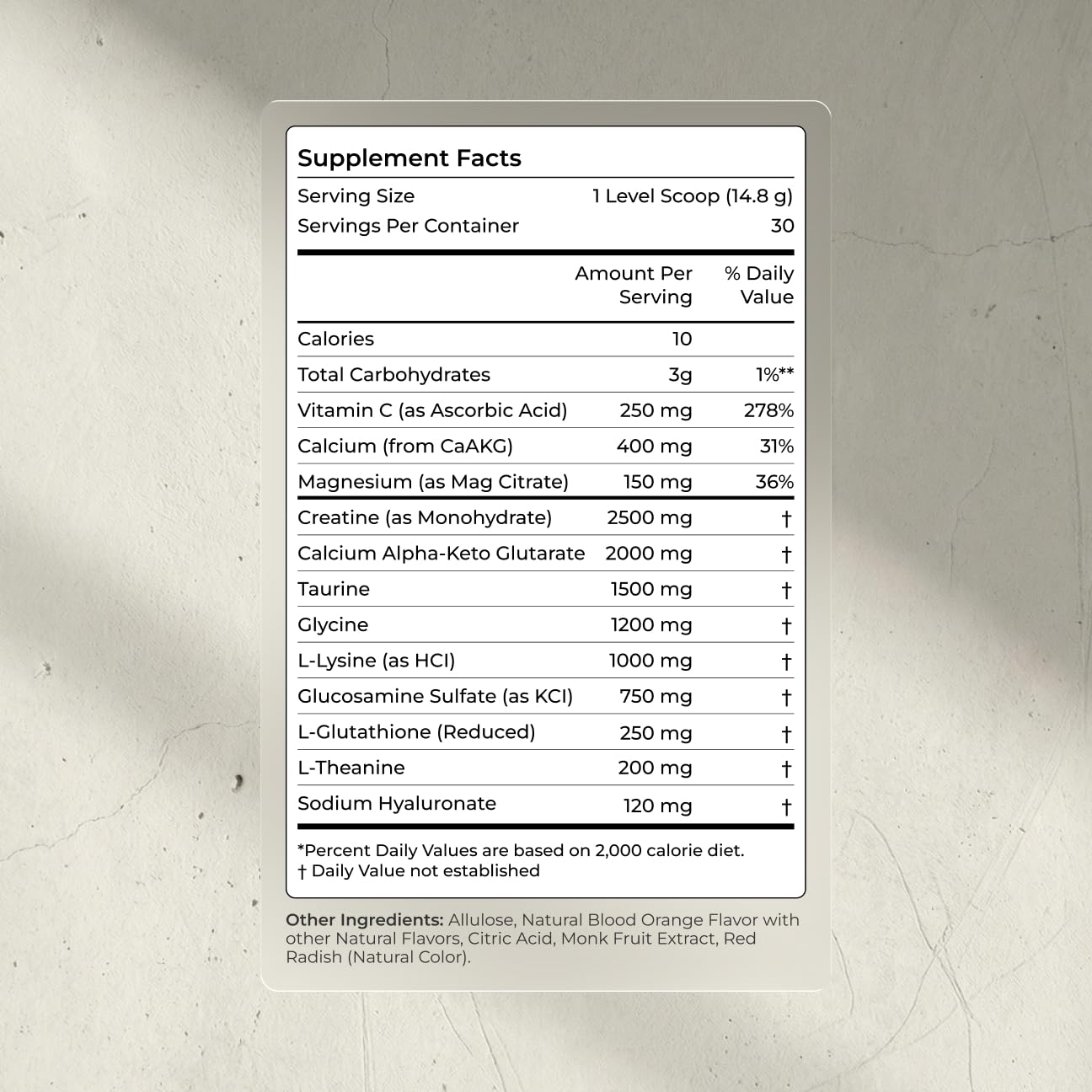 Blueprint Bryan Johnson Blended Vitamin & Mineral Supplement packaging