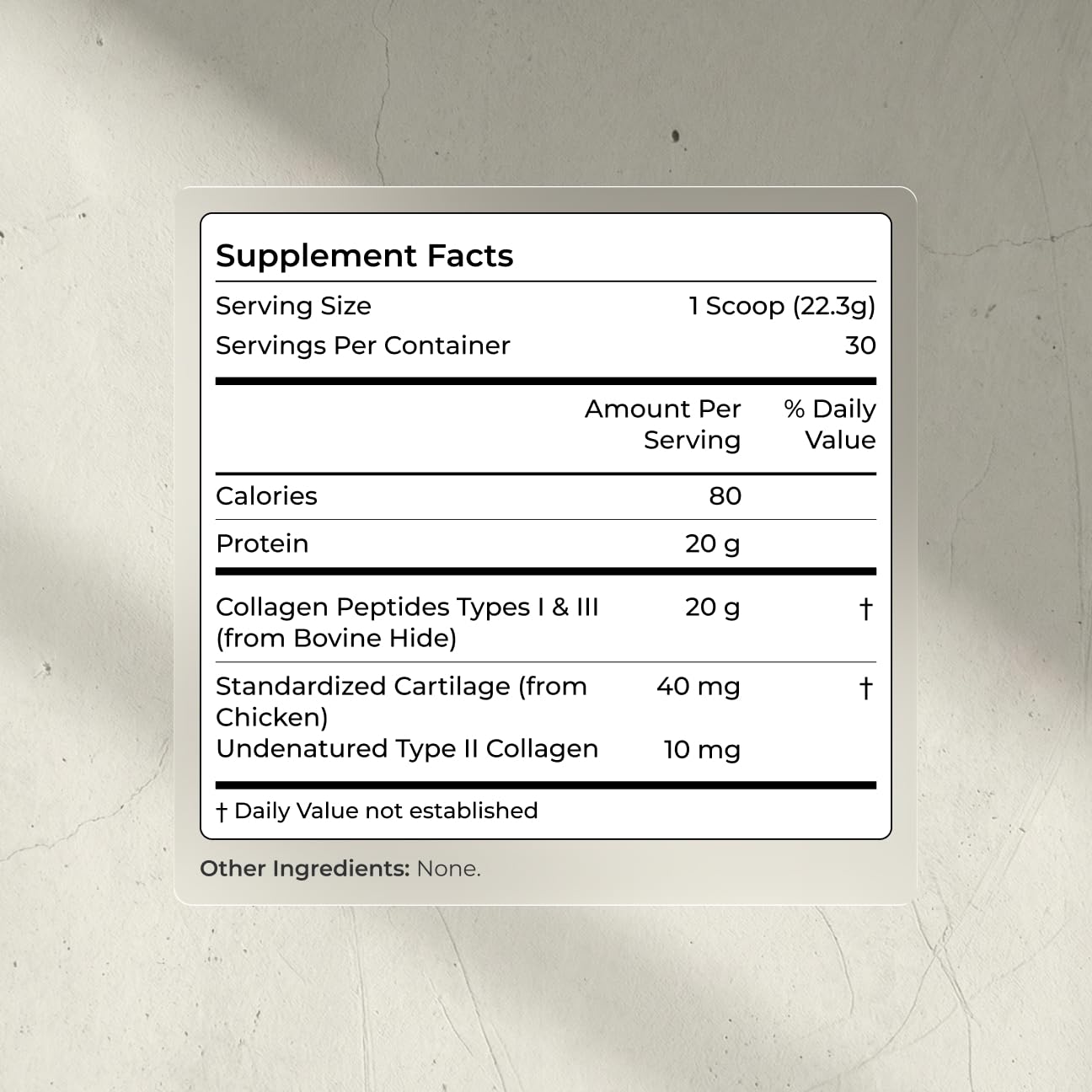 Blueprint Bryan Johnson Collagen Powder 700g scoop