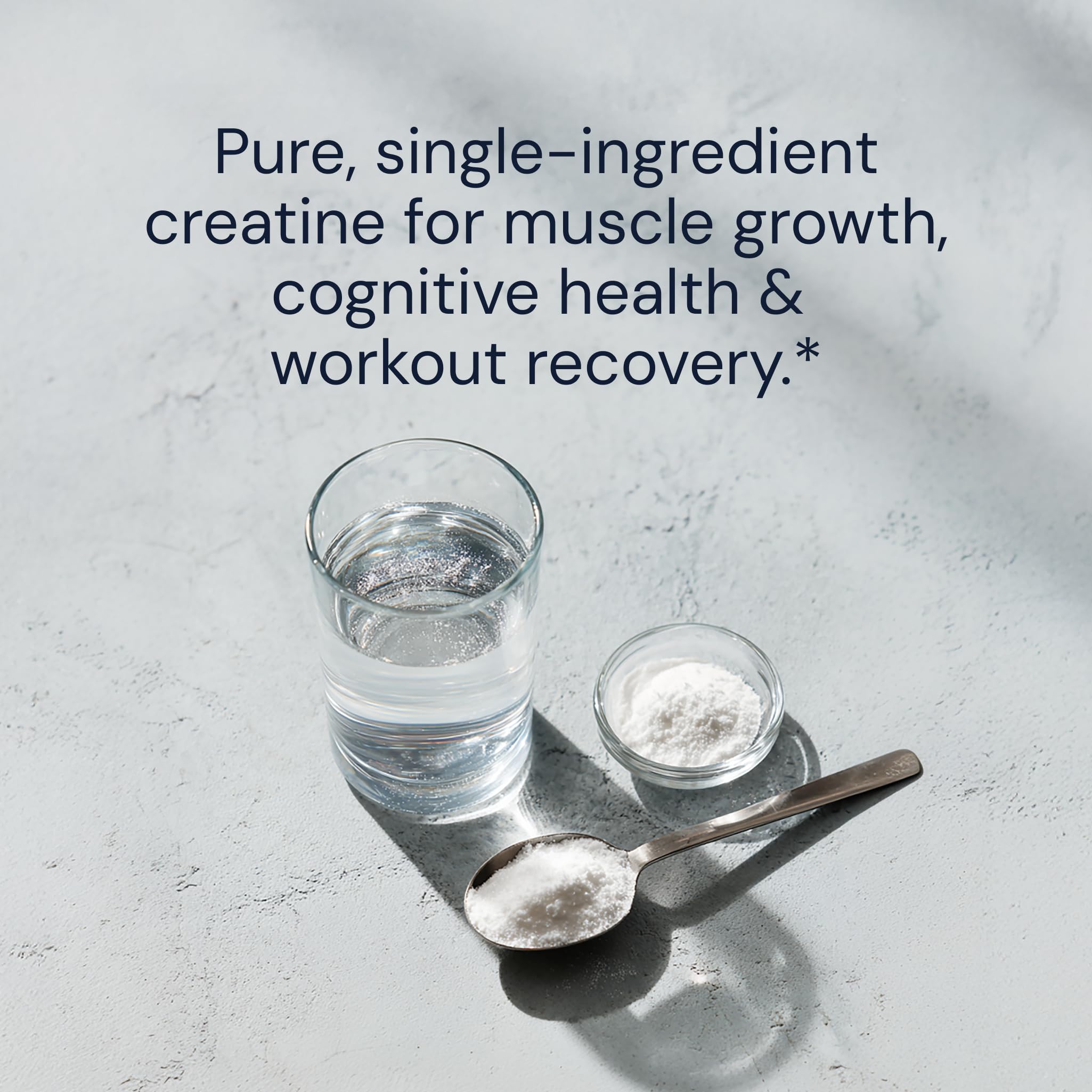 Blueprint Bryan Johnson Creatine Powder 572g mixed in water