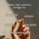 Blueprint Bryan Johnson Omega-3 Vegan Supplement back view