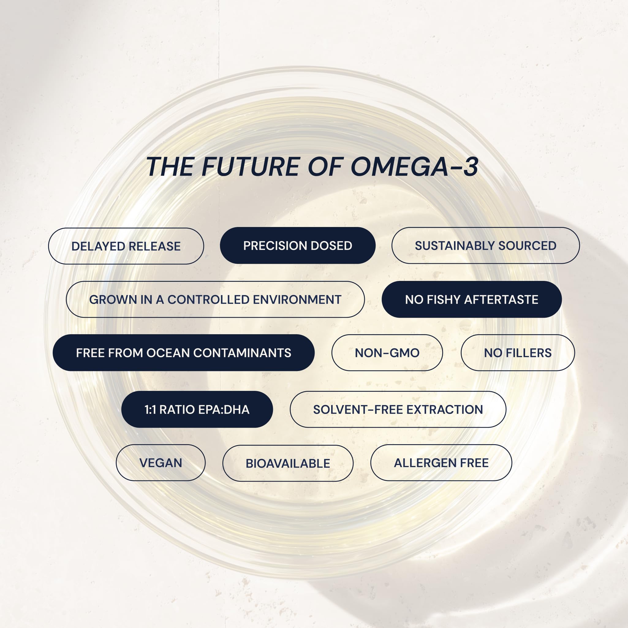 Blueprint Bryan Johnson Omega-3 Vegan Supplement with citrus essence