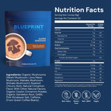 Blueprint Bryan Johnson Super Shroom Coffee scoop with powder