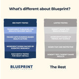 Blueprint Bryan Johnson Super Shroom Coffee with milk and cinnamon