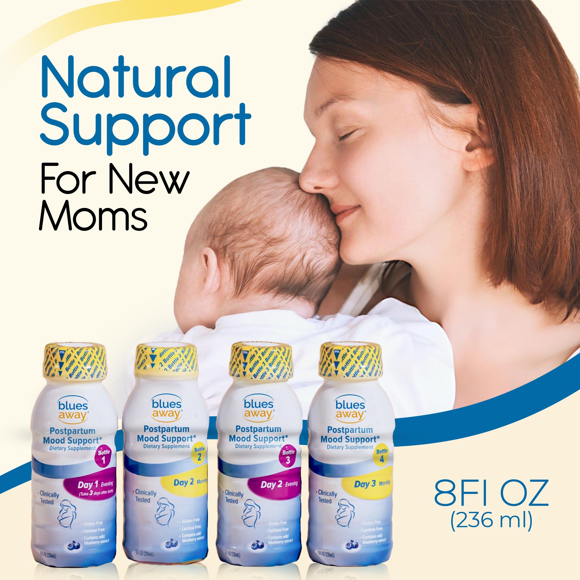 Blues Away Postpartum Shakes Bottle 2 Day 2 Morning