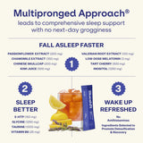 Blueshift Sleep Powder Lemon Lavender mixed in water