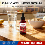 Bluesun Cayenne Pepper Liquid Drops 100g label close-up