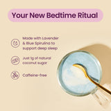 Blume Sweet Dreams Nighttime Latte Powder packaging with ingredients