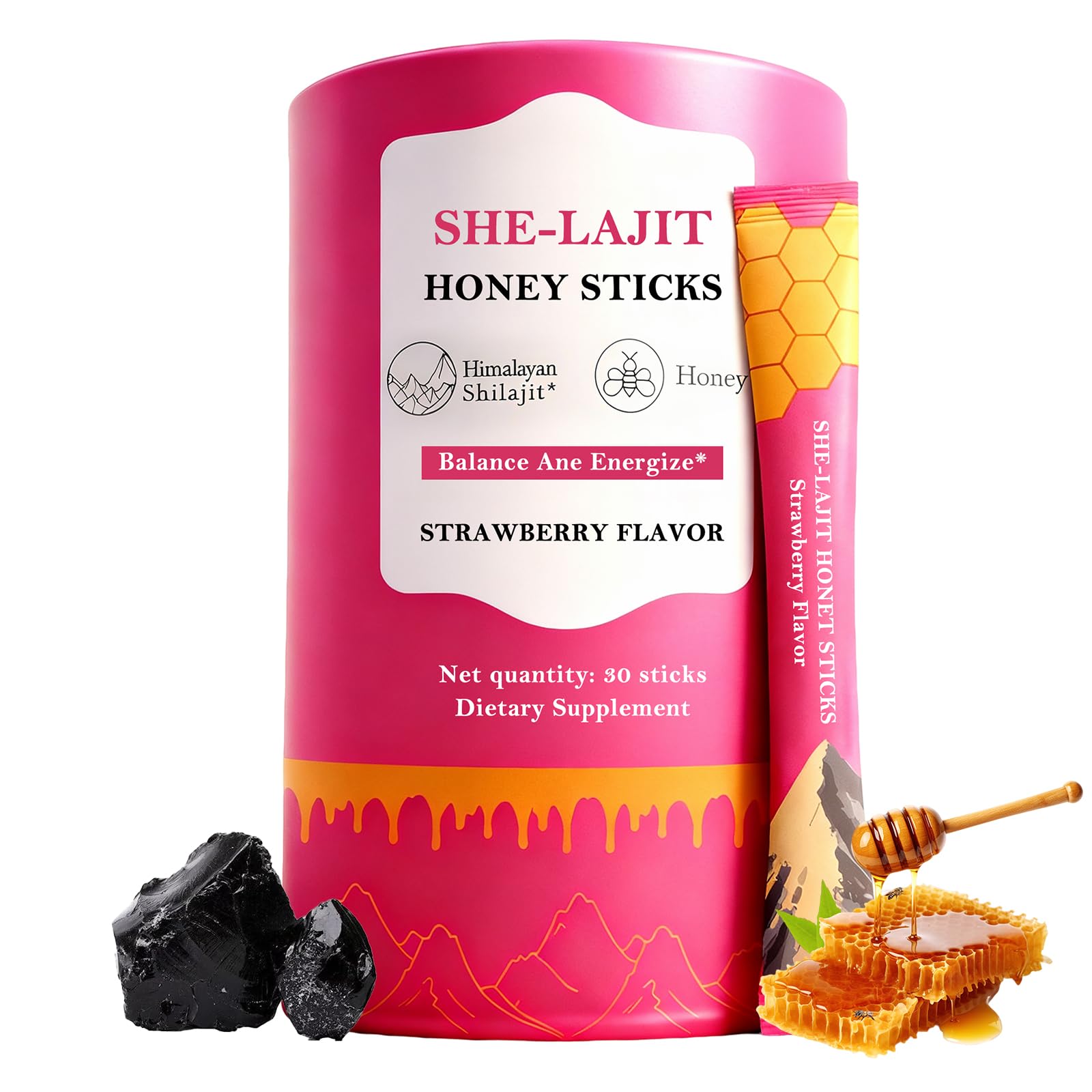 Blumskin Shilajit Honey Sticks front packaging view