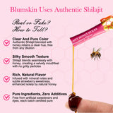 Blumskin Shilajit Honey Sticks in a gym bag