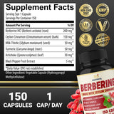 BMVINVOL Berberine Capsules side view showing capsule size