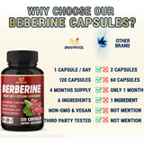 BMVINVOL Berberine Complex bottle on a table