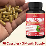 BMVINVOL Berberine Complex packaging with ingredients listed